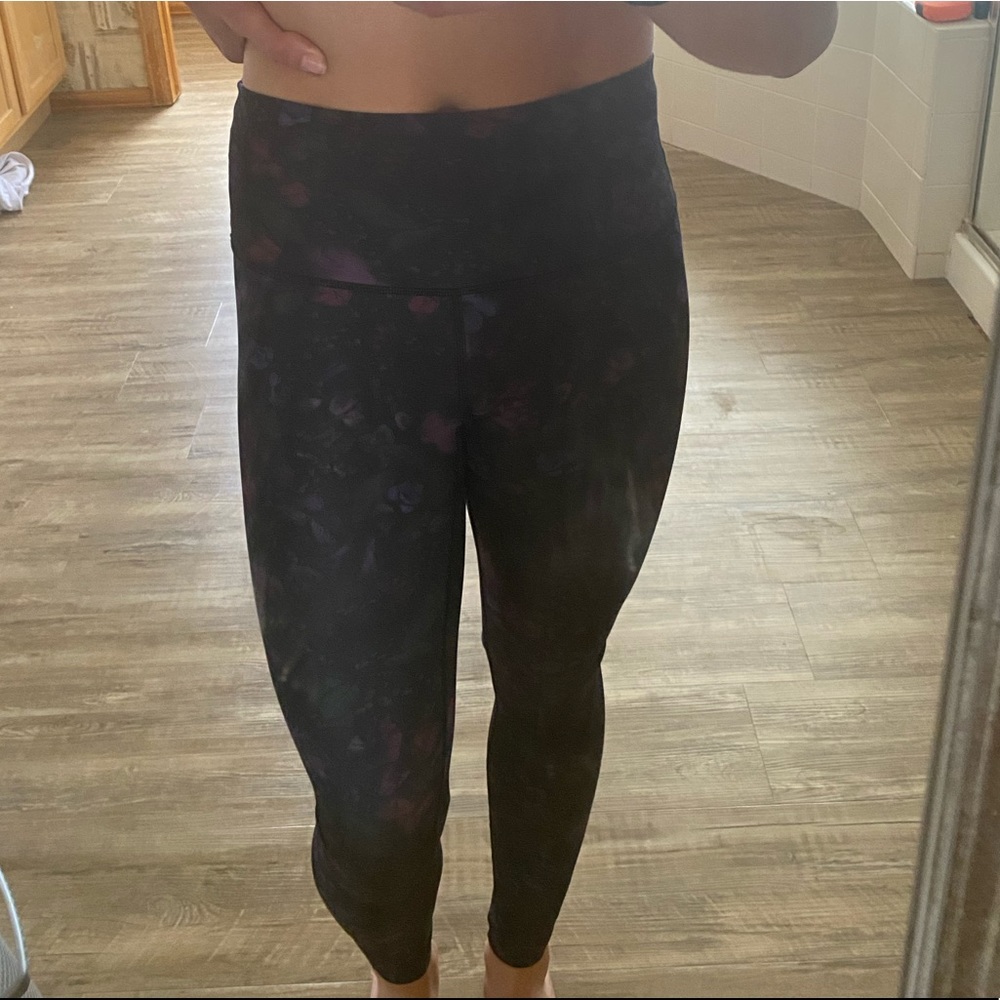 Lulu Lemon Patterned Compression Leggings